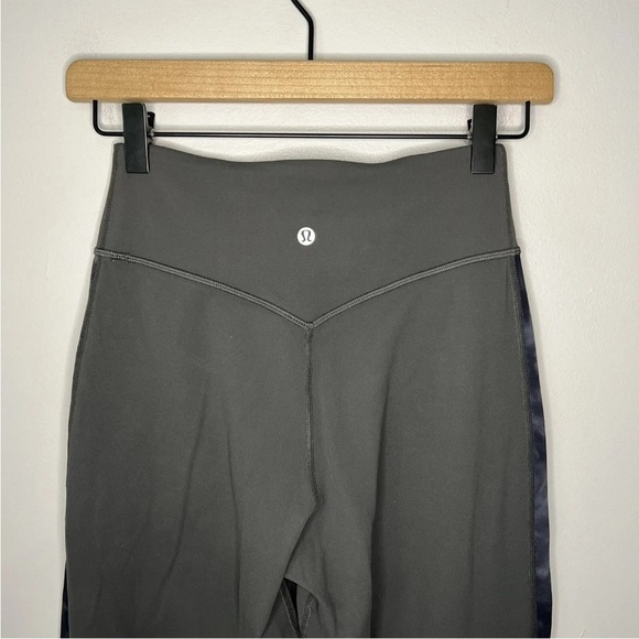 Lululemon Align Jogger Pants Sz 4 Track Stripe Graphite Grey/Diamond Dye Pitch - Picture 7 of 11